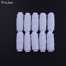 Prajna White Color Elastic Thread 10 Roll/Set Rope For Necklace Bracelet Jewelry Making Sewing Supplies Quilting Accessories 2024 - buy cheap