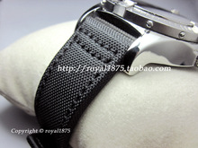 Pulseira de fibra composta + couro legítimo., modelo masculino e feminino, pulseira para relógios ômega seiko mido. 2024 - compre barato