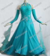 International Standard Ballroom Dance Competition Dress,Smooth competition Dress, Tango Dance Dress B-0134 2024 - buy cheap