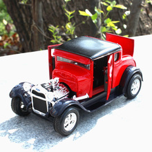 Classic 1:24 1929 Ford Metal Alloy Model Car,Premium Collection&Gift Hood Classic Car Model Decoration,Free Shipping 2024 - buy cheap