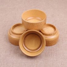 10 pcs/lot Natural Wooden Bowl Containers Bamboo Tableware Kitchen Mixing Bowl Soup Noodle Rice Dinner Dishes For Children 2024 - buy cheap