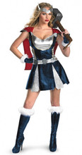 New Sexy Thor Girl Costume Women Halloween Superman Cosplay Costumes 367 2024 - buy cheap