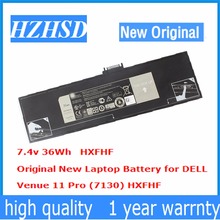 Batería HXFHF Original para ordenador portátil, 7,4 v, 36WH, para DELL, Venue 11 Pro (7130), 11 Pro (7139), 11 Pro 7140 2024 - compra barato