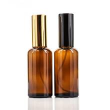 Wholesale 300pcs/lot 50ml amber glass spray bottle, mist sprayer perfume spray cosmetic container 2024 - buy cheap