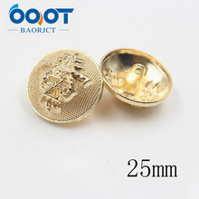 Accesorio para el pelo hecho a mano ooot baorjct 179163,10 unids/lote, 25mm de alta calidad clásica de moda botones de metal accesorios de ropa DIY hechos a mano 2024 - compra barato