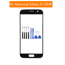 Для Samsung Galaxy S7 G930F сенсорный экран передняя стеклянная панель Крышка внешнее стекло объектив Замена Ремонт Запасные части + 3M клей 2024 - купить недорого