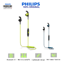 Philips-fone de ouvido sem fio shq6000, original, com bluetooth, à prova d'água, graves, microfone, para iphone x 2024 - compre barato