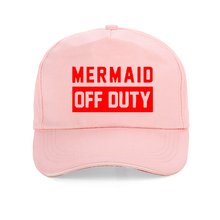 Boné com estampa de sereia feminino, chapéu de beisebol ajustável ao ar livre na moda e ao ar livre 2024 - compre barato