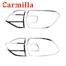 Carmilla ABS Chrome Car Tail Light Frame Refitting Cover Sticker For Ford New Everest Endeavour Raider 2015 2016 2017 2018 2024 - buy cheap