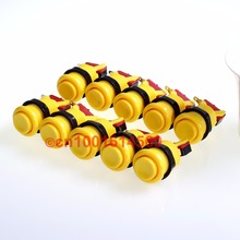 New Reyann 10pcs 30mm Happ Push Buttons Arcade Action Buttons For Arcade FightStick Tournament & Arcade Machines DIY - Yellow 2024 - buy cheap