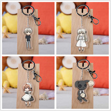 10 pcs/lot Anime Yosuga no Sora Acrylic Keychain Toy In solitude Figure Bag Pendant Double sided Key Ring Gifts 2024 - buy cheap