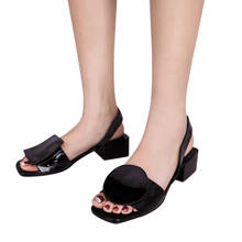 YOUYEDIAN Summer Women High Heels Slip-On Sandals  Fashion Women's Casual Roman Sandals ayakkabi sandalet bayan#G2 2024 - buy cheap
