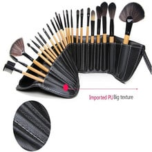 Professional kit pinceis synthetic hair cosmetic brush 24 pcs with cheap makeup briefcase brush sets tools 2024 - buy cheap