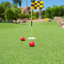 Crestgolf 1 conjunto por pacote, trava para taco de golf e bandeira, 3 seções, para prática de golfe 2024 - compre barato
