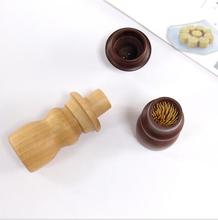 1PC toothpick bucket oak Toothpick Storage Box Toothpick Dispenser 2024 - buy cheap