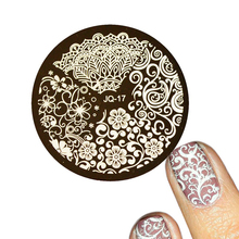 Flower Women Nail Stamping Plates Charms Image Stamp Templates For Polish Stamping Geometric Printing Nail Stencil Tools TRJQN17 2024 - buy cheap