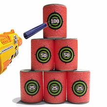 6Pcs EVA Soft Bullet Target Foam Toy Gun Shoot Dart For Boys Kids Bottle Bucket Shotting Elite Series Gun Toy Training CS Games 2024 - buy cheap