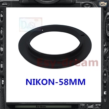 AI-58 58 мм объектив макро обратное кольцо адаптер для NIKON-58 Nikon DSLR камера F AI объектив 58 мм PR211 2024 - купить недорого