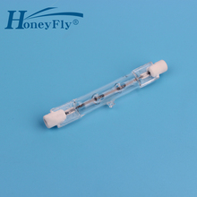 HoneyFly-lámpara halógena lineal J78, luces de inundación de filamento de doble extremo, tubo de cuarzo, 220V/110V, 100W, 150W, 200W, 250W, 78mm, 5 uds. 2024 - compra barato