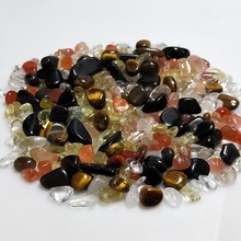 DHXYZB 50g colorful natural red crystal clear quartz Tigers eye citrine Obsidian gravel Mixed stones mineral Fish Tank Decor 2024 - buy cheap