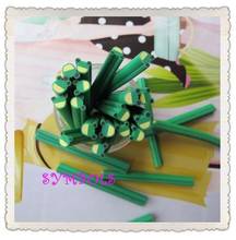 e-12 Free Shipping 100pcs 5mm Green Frog Clay Cane Fancy Nail Art Polymer Clay Cane 2024 - buy cheap