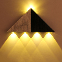 Modern Triangle Led Wall Lamp AC90-265V High Power Led Wall Light Home Lighting Aluminum Led Wall Luminaire For Home Decoration 2024 - buy cheap