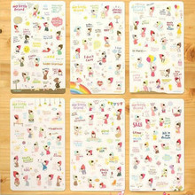 10packs/lot Cute Cartoon My Little Friend note sticker Diary Stickers deco Label Multifunction 2024 - buy cheap