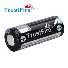 Оригинальный TrustFire 3,7 в 4000 мАч 26650 защищенная литиевая батарея 26650 перезаряжаемая литий-ионная батарея для фонарика/электронной сигареты 2024 - купить недорого