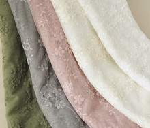 Tela de encaje de algodón de malla ancha de 130CM, bordado artesanal, vestido de novia, cortina, ropa, mantel, accesorios de tela 2024 - compra barato