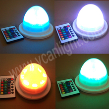 5PCS FAST Free Shipping RGBW Decorative RGB remote controlled battery operated led light 120mm 2024 - buy cheap