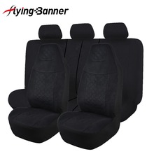 Full Car Seat Covers Set Universal Fits Most Car Seats Interior Accessories Seat Covers Car Styling Black/Grey/Red/Blue/Beige 2024 - buy cheap