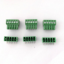 10sets plug-in PCB terminal 2EDGK spacing 3.81mm 2P 3P 4P ~ 16P MC1.5 Phoenix terminal curved needle seat 2024 - buy cheap