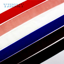 YJHSMY 1712306 38 mm 10 yardas color sólido flocado transferencia térmica impresa grosgrain accesorios de boda material DIY 2024 - compra barato