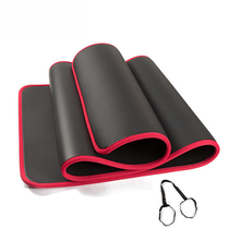 10MM Extra Thick 183cmX61cm High Quality NRB Non-slip Yoga Mats For Fitness Tasteless Pilates Gym Exercise Pads with Bandages 2024 - buy cheap