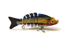 Señuelo de pesca de varias secciones, anzuelos oscilantes de 6 segmentos, Swimbait, Crankbait, 10cm/20g, 8037-FL62S01, envío gratis, 3 uds. 2024 - compra barato