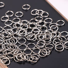 Оптовая продажа, 600 шт., круглые металлические колечки для изготовления ювелирных изделий, серебристые компоненты, открытые раздельные кольца, аксессуары, фурнитура для рукоделия, A533 2024 - купить недорого