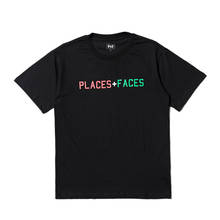 2018 Colorful Letters T-Shirts PLACES+FACES T-Shirt Hip-Hop High Quality 1:1 Places+Faces T Shirts Men Women Short Sleeve 2024 - buy cheap