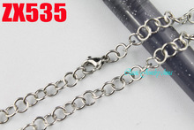 5 mm open mouth annulus stainless steel necklace women lady fashion jewelry lover chains 20pcs ZX535 2024 - buy cheap