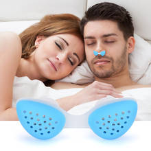Reusable Silicone 2 in 1 Anti Snoring Device& Nasal Filters Air Purifier Apnea Aid Snore Stopper Anti Snoring Sleep Health Care 2024 - buy cheap