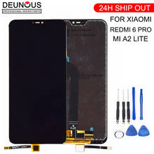 New For Xiaomi Mi A2 Lite LCD Display + Frame Touch Screen Redmi 6 Pro LCD Digitizer Replacement Repair Spare Parts 2024 - buy cheap