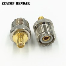 50Pcs Brass UHF Female SO239 SO-239 Jack to SMA Female Plug RF Coaxial Adapter Straight Connector PL-259 2024 - buy cheap