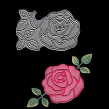 Nueva flor troquelado de Metal rosa plantillas para álbum de recortes DIY grabado decorativo tarjetas de papel artesanía plantilla troquelada 2024 - compra barato