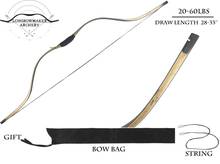 Longbowmaker Традиционный длинные syhas изогнутый лук 20-60Lbs стрельба из лука Клен Ламинированный китайский лук TLS 2024 - купить недорого