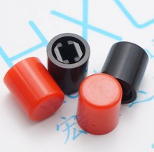 300pcs Switch cap A03 button switch cap Red/Black square hole rotary power switch cap 2024 - buy cheap