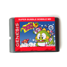 Tarjeta de juego Super Bubble para Sega MD de 16 bits, para Mega Drive, consola de vídeo Genesis 2024 - compra barato