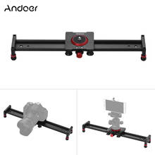 Andoer Professional Aluminum Alloy DSLR Camera Track Slider Video Stabilizer Rail for Camera Camcorder DV Film Track Slider 2024 - buy cheap