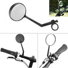 Mini espejo retrovisor ajustable para bicicleta, 360 grados, Flexible, seguro, negro 2024 - compra barato