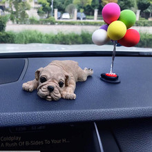 Car Ornament Dog Puppy Doll Cute Auto Dashboard Interior Decoration Car Air Freshener Dog Automobile Smell Perfume Accessories 2024 - buy cheap
