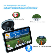 Автомобильный GPS навигатор 4,3 дюйма с Bluetooth портативной многонациональной голосовой навигацией 128 м + 8 г карта памяти navitel fmsatellite atest 2024 - купить недорого
