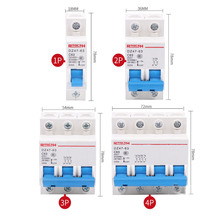 NXB-63 DZ47 10A 16A 20A 25A 32A 40A 50A 63A  C45 House MCB with Indication Mini Circuit Breaker  1p 2p 3p 4p 2024 - buy cheap